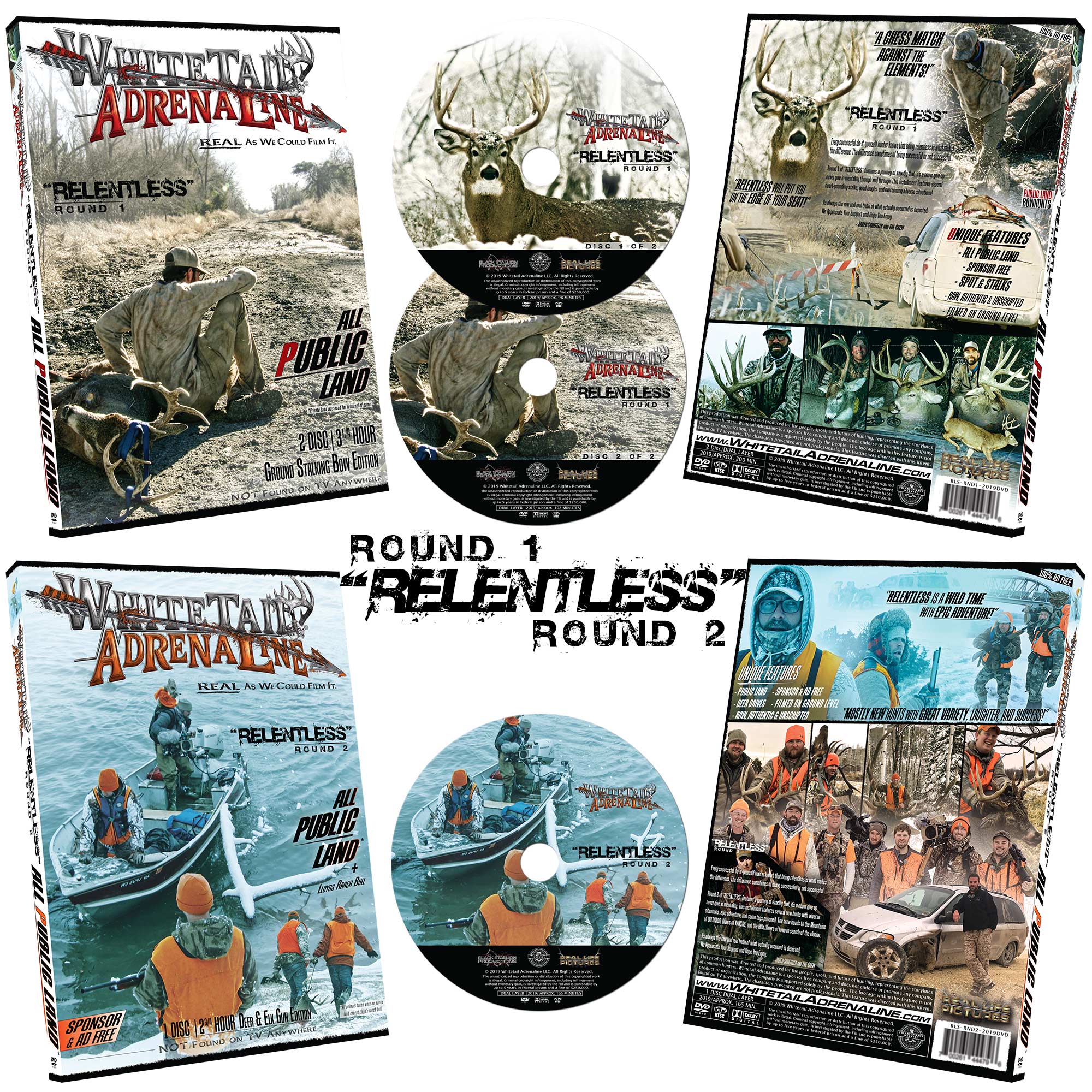 Relentless Rond RELENTLESS • Round 1 & 2 Combo | Season 12 | 3 Movies – Whitetail ...